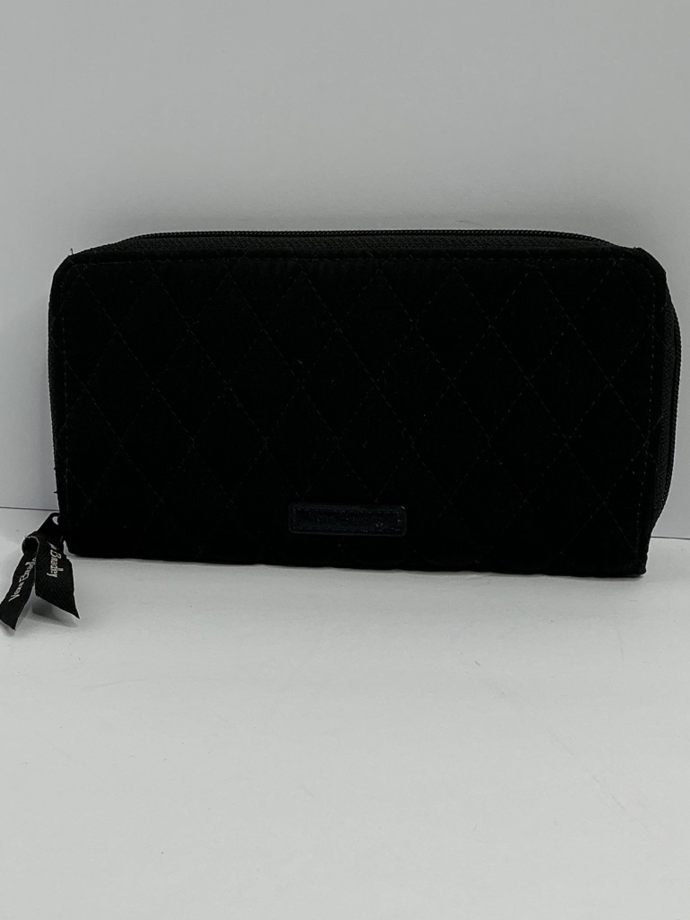 Vera Bradley Black Quilted Zip Pouch